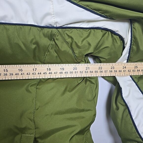 Womens Covington Removable Hood Puffer Jacket M Coat Avocado Green Winter Warm - Picture 4 of 16